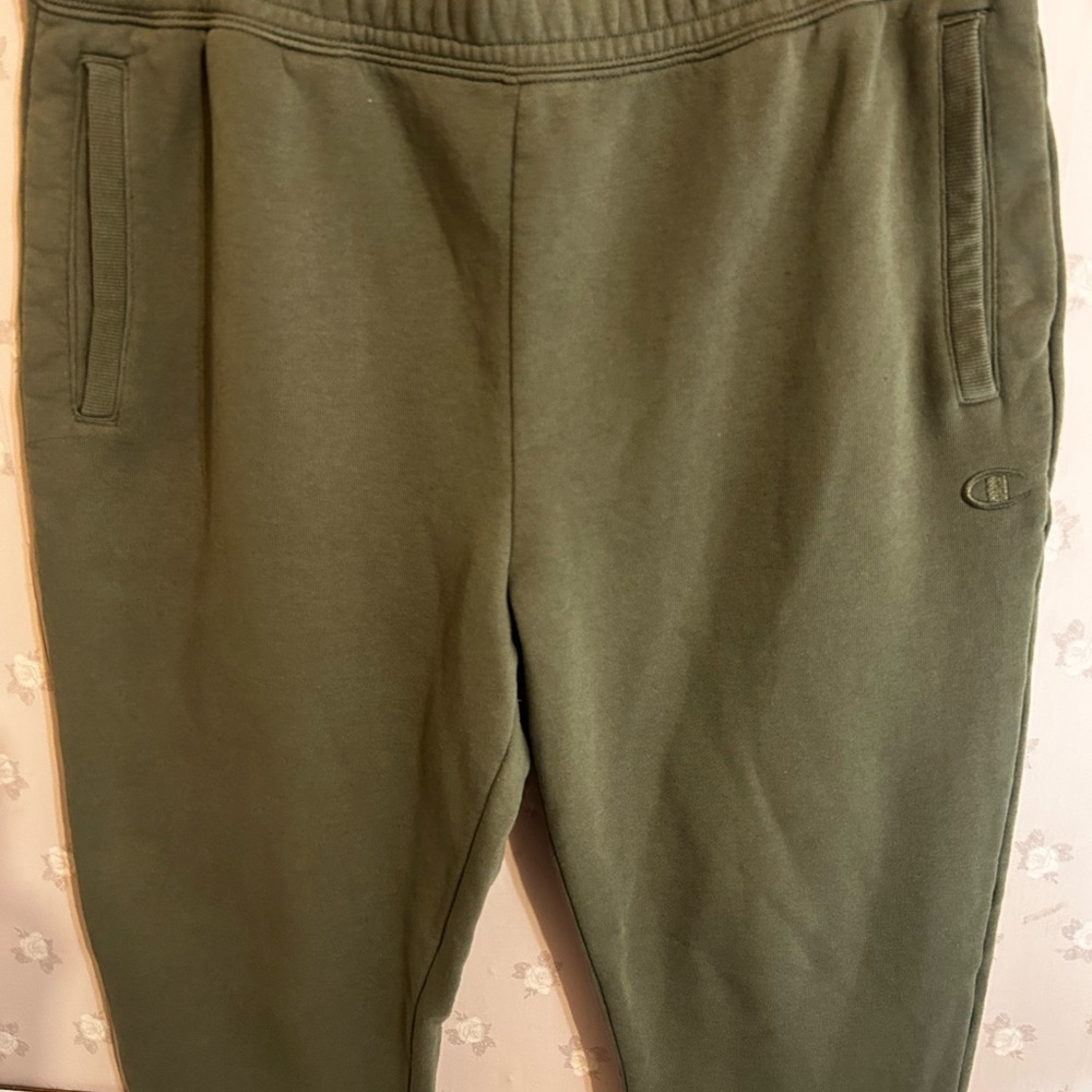 Champion Olive Green Jogger Sweatpants - Men's Activewear